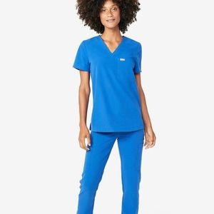 FIGS scrubs deep royal blue